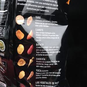 Sebze cips ambalaj özelleştirme ısı mühür alüminyum folyo plastik kılıf çanta gıda paket sebzeli aperatif sebze cips - Product Image 6