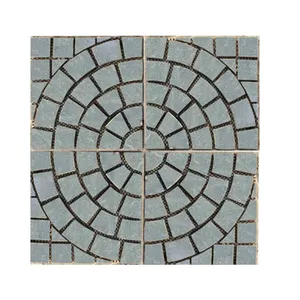 Cina fornitura di colore diverso HBLS Serie-2 naturale post net ardesia per parete e pavimento pavimenta pietra su rete