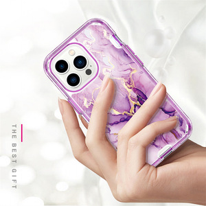 เคสกันกระแทก TPU ลายหินอ่อนสีเงิน IMD coloful สำหรับ <span class=keywords><strong>iPhone</strong></span> 16 15 14 13 PRO MAX - Product Image 6