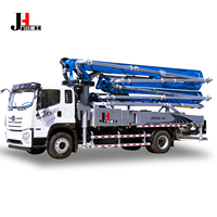 JIUHE Chine Pompe à Béton Enchères Schwing Pompe à Béton Cylindre Mini Béton 36m Béton Boom Pompe Camion