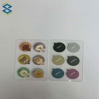 Autocollants ronds mignons multicolores autocollants adhésifs pour la maison, l'école, le bureau, notes adhésives en PET