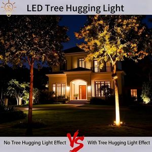 Lampe à pilier en aluminium LED RGB IP65, luminaire suspendu, éclairage paysager, éclairage LED extérieur basse tension pour pelouse avec télécommande - Product Image 5