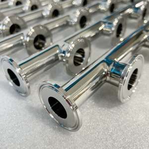 Высококачественная труба-коллектор из нержавеющей стали, 3-дюймовые водяные зажимные трубы, 2-дюймовые, для таяния снега, с гладкой поверхностью для воды - Product Image 2