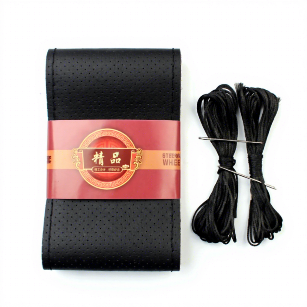 Perforated Black Color with Black Stitchings