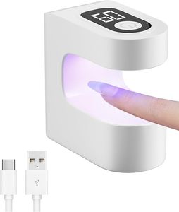 Mini Nail Dryer Light Efficient Curing Single Finger Mini UV Light Dryer 3W Portable LED Nail <b>Lamp</b> Gel Polish - Product Image 1
