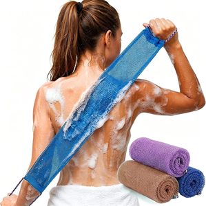 Toalla Exfoliante de Doble Cara para Baño Africano, Cepillo para Espalda, para Limpieza Corporal y Uso en la Ducha - Product Image 1
