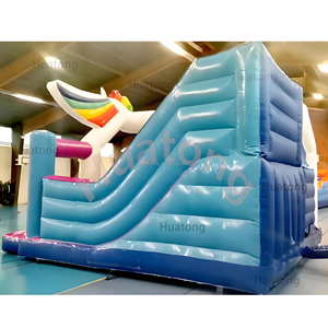 Huatong thương mại PVC lâu đài <span class=keywords><strong>Inflatable</strong></span> nhà trả lại Combo Cầu Vồng trượt <span class=keywords><strong>Inflatable</strong></span> nhà trả lại cho trẻ em bên - Product Image 4