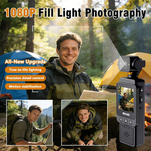 กล้องถ่ายภาพแบบพกพา 1080p เซ็นเซอร์ CMOS ไวไฟ คลิปหนีบสำหรับบันทึกภาพกีฬากลางแจ้ง ไม่มีหน้าจอสัมผัส รองรับการถ่ายภาพกลางคืน - Product Image 3