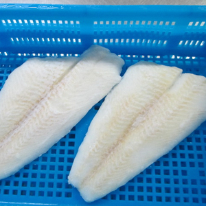 Congelato dente passera filetto Fresco flounder pesce - Product Image 1