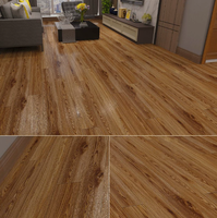 Revêtement de sol LVT à surface gaufrée, toucher doux et confortable, carrelage vinyle de luxe pour les chambres d'hôtel