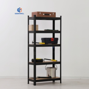 Sistema de Estanterías de Acero Resistente sin Pernos, 5 Niveles Ajustables, Estanterías de MDF para Garaje, con Recubrimiento en Polvo para Almacenamiento de Cartones - Product Image 6