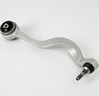 Bras de suspension inférieur avant gauche courbé pour E60, en alliage d'aluminium forgé, argenté, neuf, garantie 12 mois, pièce d'origine (OE)