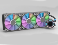 Pendingin CPU Cair AIO Kipas PWM Ultra Silent 360 Universal untuk Soket Intel AMD PC Radiator Pendingin Air Komputer
