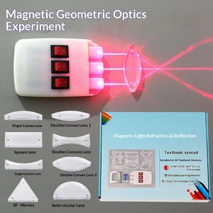 Magnetische aantrekkingskracht Fysische geometrische optica Experimentele set GX-5010 Box Ontdek breking Reflectie Licht Concave-convex - Product Image 2