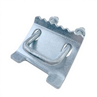 Boulon en U denté épaissi galvanisé en acier C-Beam QS avec boucle carrée