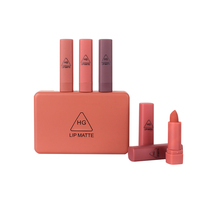Fabricants de maquillage pour les lèvres Cosmétiques logo personnalisé Marque privée couleur mate longue durée Ensemble de petits rouges à lèvres six couleurs