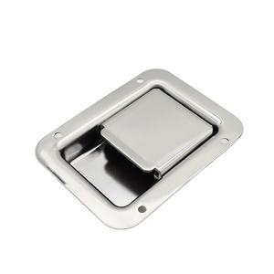 हेवी ड्यूटी फ्लश माउंट हैंडल लैच स्टेनलेस स्टील/आयरन डोर लॉक ट्रेलर टूलबॉक्स आरवी लॉक इलेक्ट्रिकल पैनल लॉक - Product Image 3