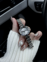 Montres pour femmes Scottie 9341, personnalisées, uniques, pour seniors, quartz, étanches, fleurs, acier inoxydable, verre Citizen, tendance