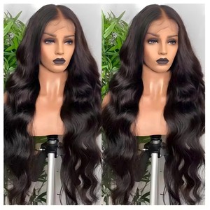 Bán Buôn Brazil Trinh Nữ Nhân Tóc Phía Trước Tóc Giả Cho Phụ Nữ Da Đen Việt Nam Glueless HD Ren Phía Trước Lỏng Tự Nhiên Sóng Sóng Tóc - Product Image 2