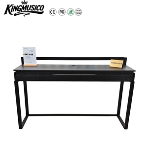 Pianoforte Digitale Verticale a 88 Tasti con Meccanica Pesata, Copertura Completamente Ribaltabile, Tre Pedali, Bluetooth MIDI, Stile da <span class=keywords><strong>Scrivania</strong></span>, Pianoforte Elettrico HAX-628 - Product Image 4