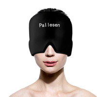 Masque de compression OEM noir en gel froid pour la tête, le visage et les yeux, soulagement des maux de tête, compresses chaudes et froides