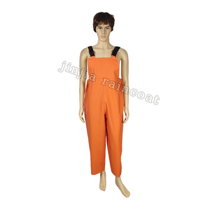 Salopette imperméable <span class=keywords><strong>de</strong></span> pêcheur en PVC épais, durable et résistant sur mesure, pantalon <span class=keywords><strong>de</strong></span> pêche, bavoirs <span class=keywords><strong>de</strong></span> <span class=keywords><strong>pluie</strong></span>, équipement par mauvais temps - Product Image 1