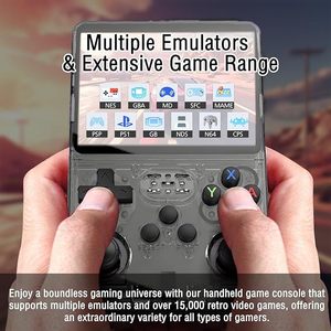 Nouvelle console de jeu portable R36S transfrontalière, machine d'arcade rétro portable la plus vendue, alimentée par Android, compatibilité <span class=keywords><strong>PS1</strong></span>, RPG - Product Image 3