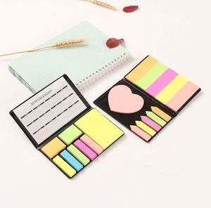 Office Supplies <b>Sticky</b> Note <b>Label</b> Stickers Set Fluorescent Colors Multipurpose Stationery for Annotation - Product Image 2