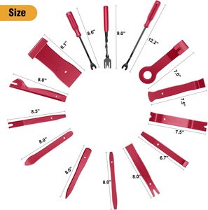 330pcs TRIM loại bỏ công cụ, tự động đẩy Pin Bumper người lưu giữ <span class=keywords><strong>Clip</strong></span> Set Fastener thiết bị đầu cuối Remover Công cụ dính Cáp Clips Pry Kit - Product Image 2