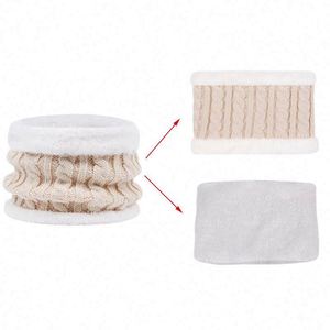Wholesale Custom Children's Winter Warm Faux Fur Knitted Cap & Scarf Gloves 3-Piece Set-Skin-friendly 100% <b>Polyester</b> - Product Image 2