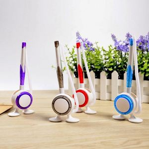 1.0Mm Plastic Ballpoint <b>Pen</b> With Dual-Footed Base for Hospital, Bank, and Hotel Reception Desks - Product Image 1