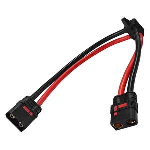 Cable Conector de Alta Corriente QS8 Hembra a Macho 110A 7AWG 130mm 200mm Codo Enchufe IEC Arnés de Cableado Personalizado para Modelo RC - Product Image 2