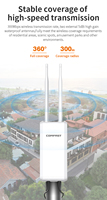 Point d'accès Wi-Fi extérieur sans fil CF-EW81 2,4 GHz à prix d'usine, puce QCA9533, longue portée, routeur 802.11n, point d'accès Wi-Fi haute portée pour réseau