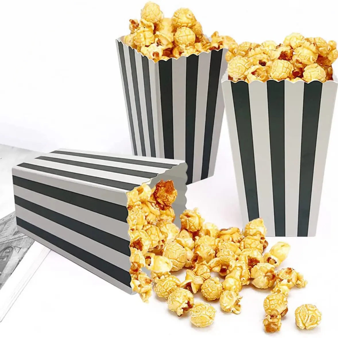 Party Papier Popcorn Boxen Rose Gold Popcorn Candy Snack Favor Bag Hochzeit Kind Geburtstags feier