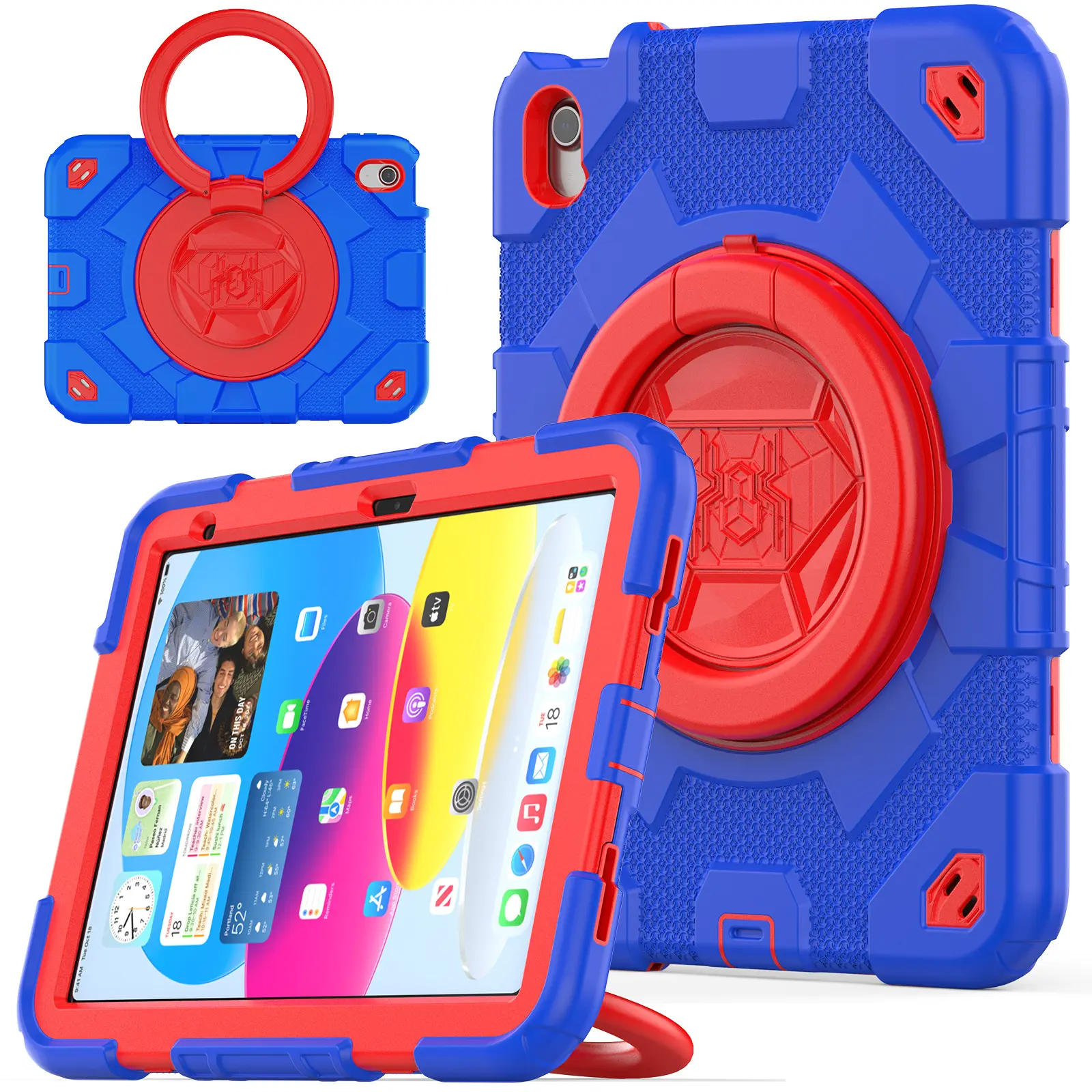 Diskon besar casing Tablet silikon untuk 10.2 Ipad 9th 8th ke-7 Case dengan tali bahu 2023 kualitas tinggi untuk anak-anak
