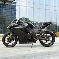 DKProfessional Moto de course 8000 watts, moteur 72V 5000W, vitesse maximale 130 km/h pour adultes