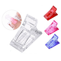 Ensemble de manucure miniature Tamax NAT018, coupe-ongles pour extensions d'ongles en acrylique, couleur transparente, pour usage commercial et domestique