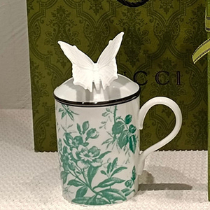 Tasse à café en céramique de haute qualité de la collection Leaves, avec sublimation, pour le bureau - Product Image 1