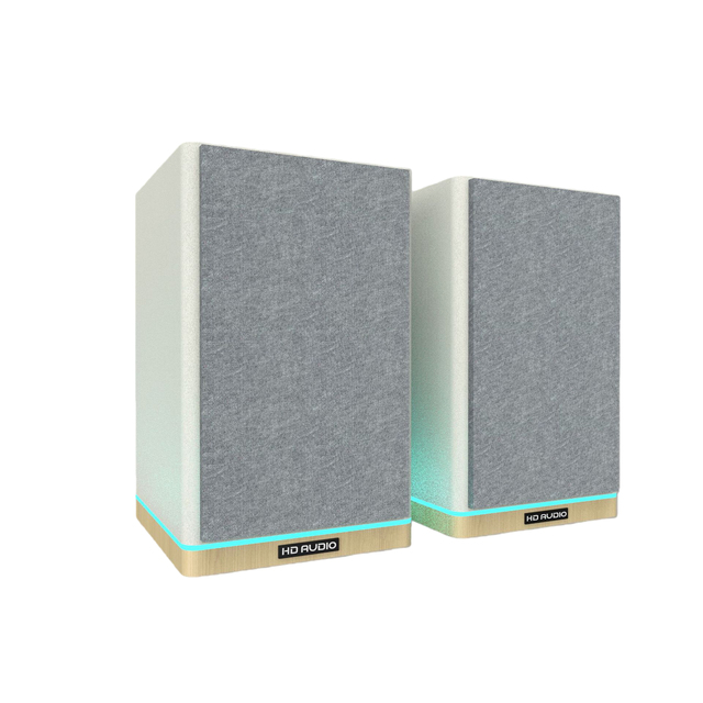 HiFi Sound BT 5.0 Bookshelf with 4 Drivers 100W Power Karaoke Function LED Light for Home Entertainment