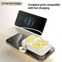 Batterie externe magnétique 22,5 W 2026 20000 mAh avec prise, certifiée RoHS