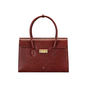 New Custom Designer Texture Vegan PU Leather Ladies Handbag For Women Luxury Business Bag In Guangzhou