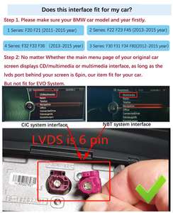 Kit de Rétrofit CarPlay Sans Fil Road Top Décodeur pour BMW Séries 1 <span class=keywords><strong>2</strong></span> 3 4 Avec Système NBT F20 F21 F22 F23 F30 F31 F32 F33 2011-2015 - Product Image 2