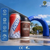 Arche gonflable personnalisée pour compétitions sportives d'enfants, idéale pour la publicité, les événements et la promotion de camping avec affichage de logo