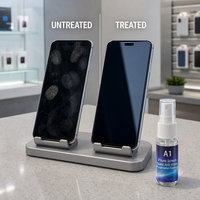 Protecteur d'écran liquide de qualité industrielle A1, nano micro-silice, essence céramique invisible modifiée anti-rayures, Guangdong