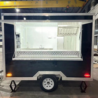 Nouvelle Conception de Camper de Vente Ambulante pour Café, Hot-Dogs, Glaces, Cuisine Mobile, Camper à Burgers, Remorque Alimentaire Mobile