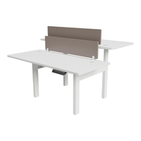 Bureau de jeu convertible à double écran avec support modulaire, tapis anti-fatigue et structure métallique robuste