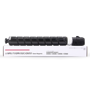 Cartucho de Tóner NPG-<span class=keywords><strong>71</strong></span> de Calidad Original Compatible con Fotocopiadoras Canon IR C5560 C5540 C5535 C5550, Tóner GPR-55 C-EXV51 - Product Image 3