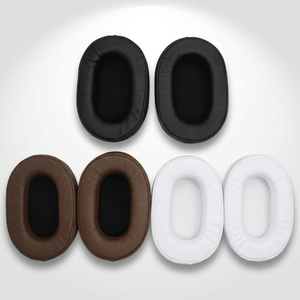 For Audio-Technica ATH-SR5 ATH-SR5BT SR5 SR5BT Earpads Ear Pads Ear Cushions Premium <b>Protein</b> Leather On Ear Foam Covers - Product Image 6