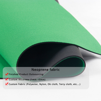 Néoprène composite haute élasticité personnalisé étanche polyester coloré 2mm 3mm 4mm SBR tissu