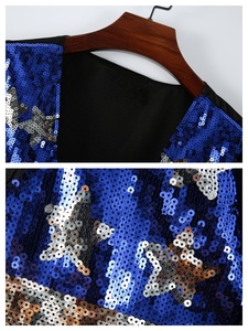 Gilet à paillettes pour <span class=keywords><strong>homme</strong></span> avec étoiles et rayures, gilet drapeau américain rouge, blanc et bleu, <span class=keywords><strong>tenue</strong></span> de défilé du 4 juillet pour <span class=keywords><strong>homme</strong></span>, costume de fête - Product Image 4